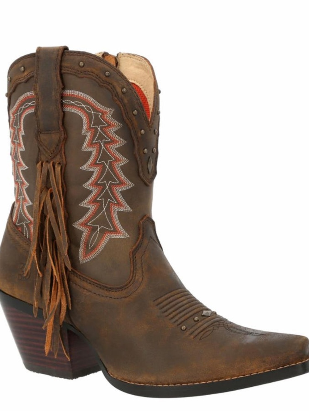 Women's Durango Crush Fringe Western Bootie
